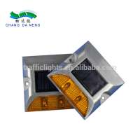 One side led flashing aluminum solar road stud cat eye